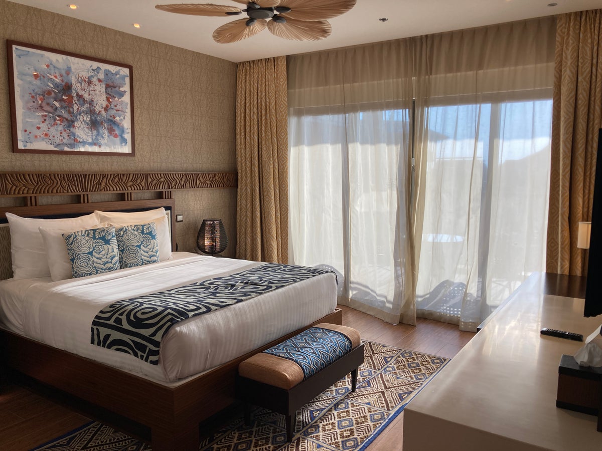 Lapita Dubai Parks and Resorts Autograph Collection junior suite king bed tv