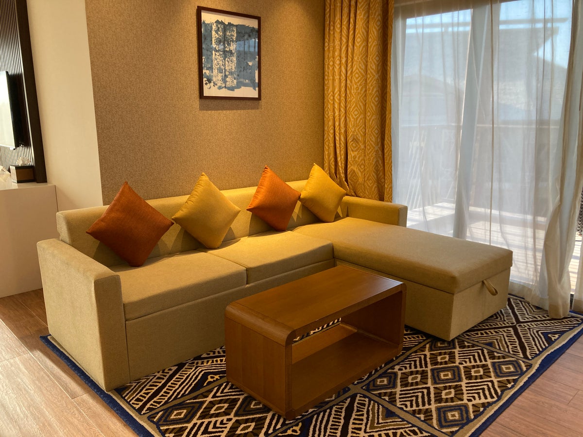 Lapita Dubai Parks and Resorts Autograph Collection junior suite sofa
