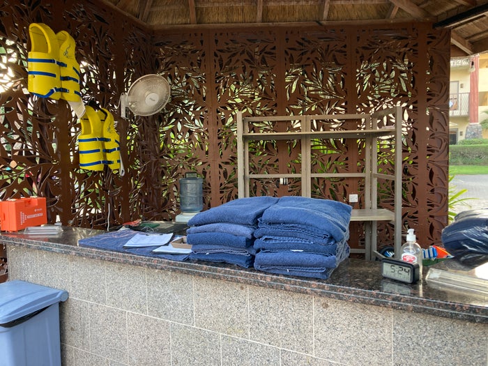 Lapita Dubai Parks and Resorts Autograph Collection main pool towel shack