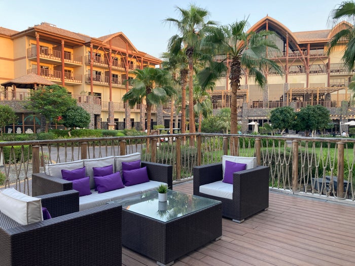 Lapita Dubai Parks and Resorts Autograph Collection spa deck