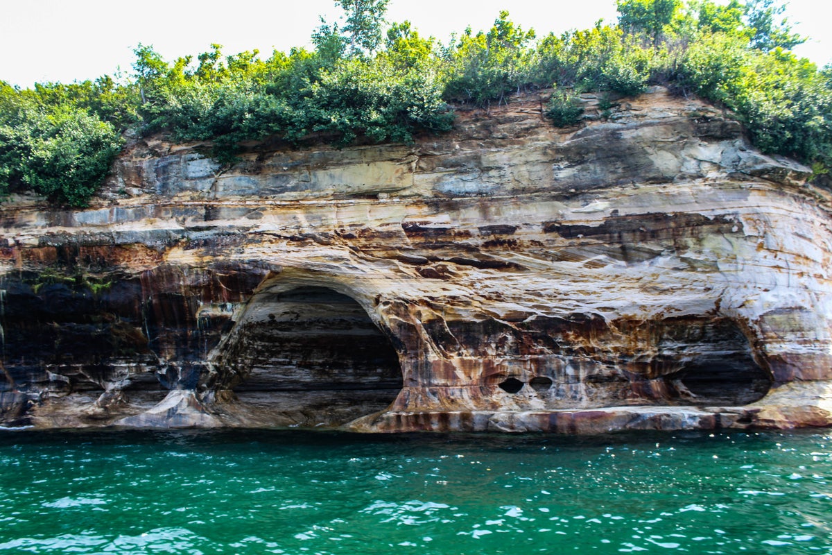 Pictured Rocks Cliff