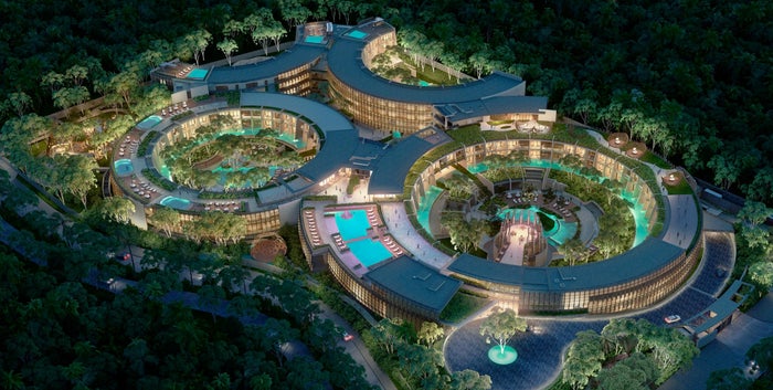 Aerial view of Secrets Tulum Resort & Beach Club,