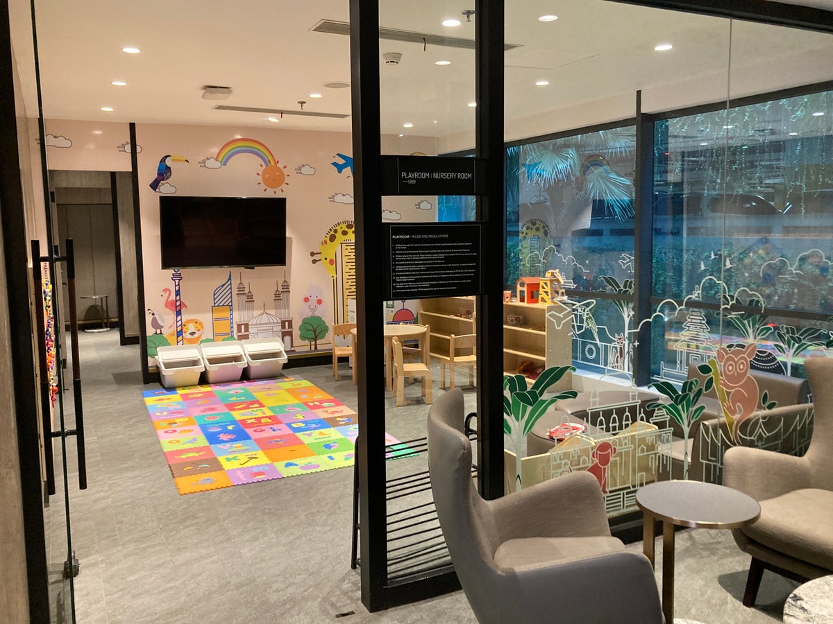 Saphire Plaza Premium Lounge childrens room at CGK
