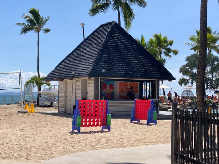 Sheraton Fiji Golf and Beach Resort activity and towel hut Sheraton Fiji Golf and Beach Resort activity and towel hut