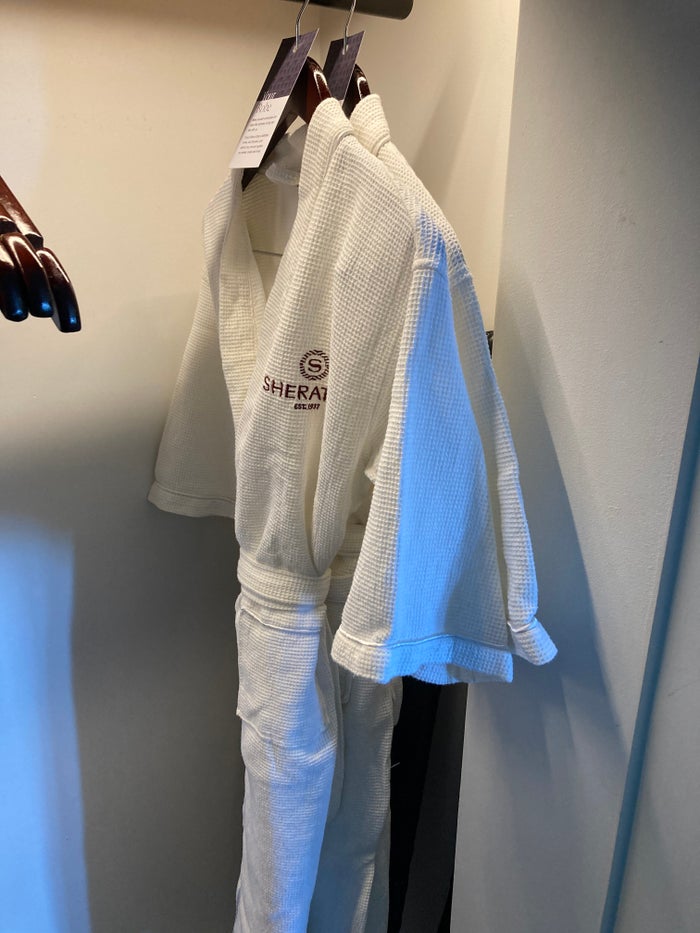Sheraton Fiji Golf and Beach Resort bedroom closet robe Sheraton Fiji Golf and Beach Resort bedroom closet robe