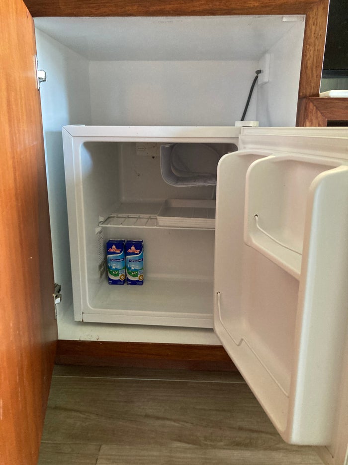 Sheraton Fiji Golf and Beach Resort bedroom mini fridge Sheraton Fiji Golf and Beach Resort bedroom mini fridge