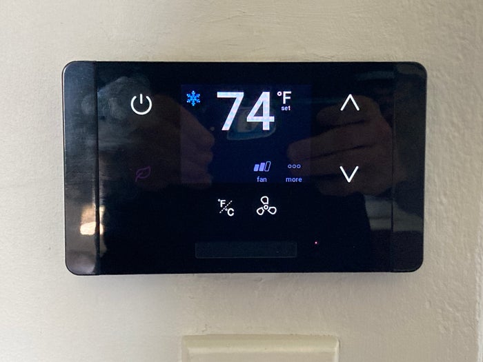 Sheraton Fiji Golf and Beach Resort bedroom thermostat Sheraton Fiji Golf and Beach Resort bedroom thermostat