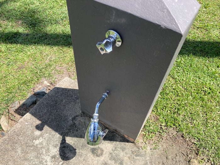 Sheraton Fiji Golf and Beach Resort foot wash station Sheraton Fiji Golf and Beach Resort foot wash station