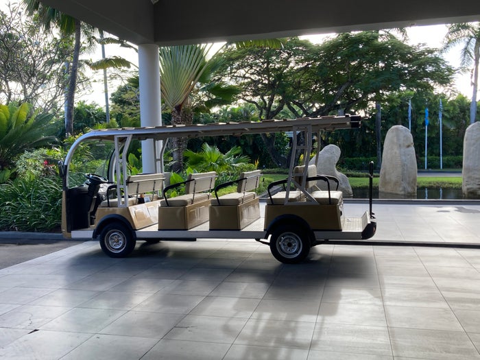 Sheraton Fiji Golf and Beach Resort golf cart for guests Sheraton Fiji Golf and Beach Resort golf cart for guests