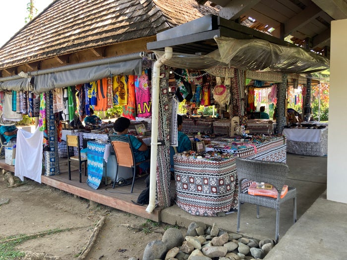 Sheraton Fiji Golf and Beach Resort handicraft market Sheraton Fiji Golf and Beach Resort handicraft market