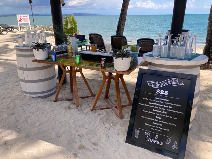 Sheraton Fiji Golf and Beach Resort mojito station Sheraton Fiji Golf and Beach Resort mojito station