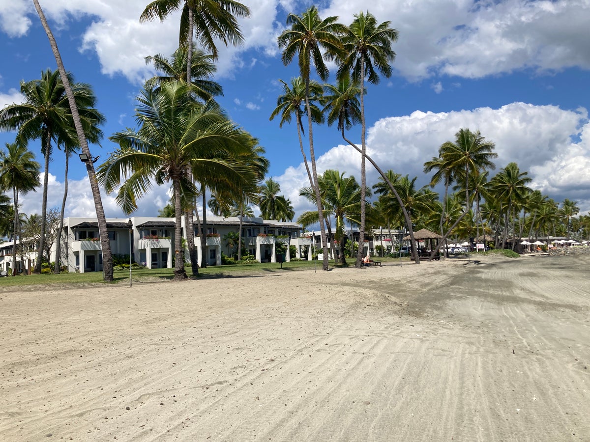 Sheraton Fiji Golf and Beach Resort view from beach