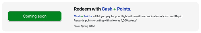Southwest cash points Southwest cash points