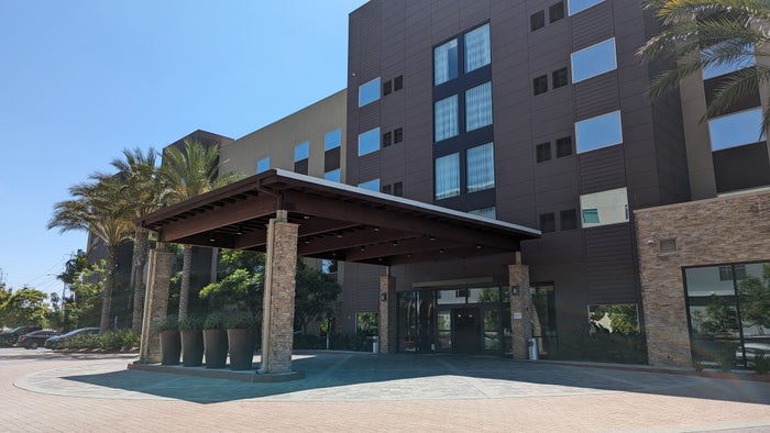 SunCoast Park Hotel Anaheim front entry SunCoast Park Hotel Anaheim front entry