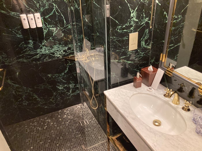 The Serangoon House Singapore Tribute Portfolio bathroom sink and shower The Serangoon House Singapore Tribute Portfolio bathroom sink and shower