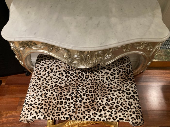 The Serangoon House Singapore Tribute Portfolio makeup stool and table The Serangoon House Singapore Tribute Portfolio makeup stool and table