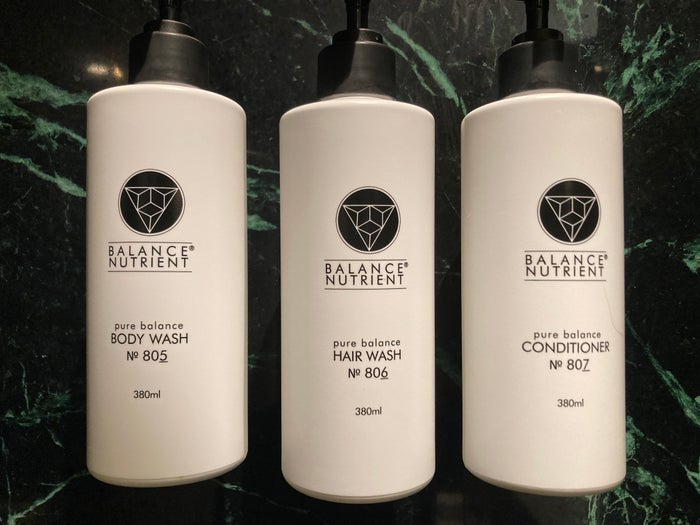 The Serangoon House Singapore Tribute Portfolio pump bottles of toiletries The Serangoon House Singapore Tribute Portfolio pump bottles of toiletries
