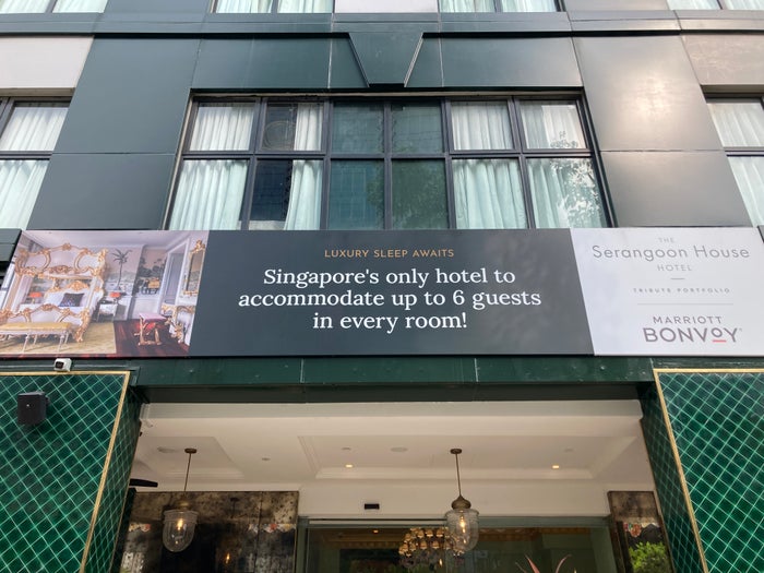 The Serangoon House Singapore Tribute Portfolio sign for 6 guests per room The Serangoon House Singapore Tribute Portfolio sign for 6 guests per room