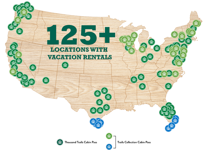 Thousand Trails Cabin Pass locations Thousand Trails Cabin Pass locations
