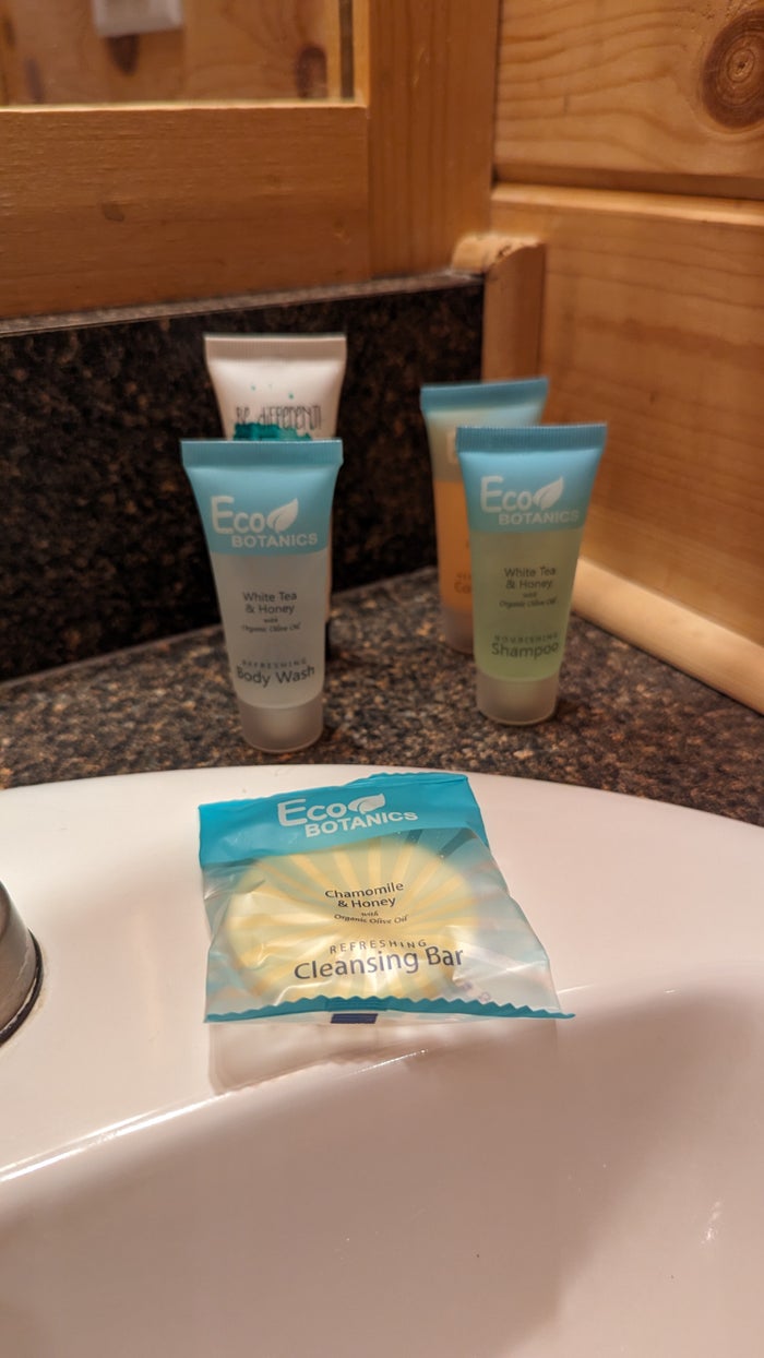 Thousand Trails Colorado River cabin bathroom amenities