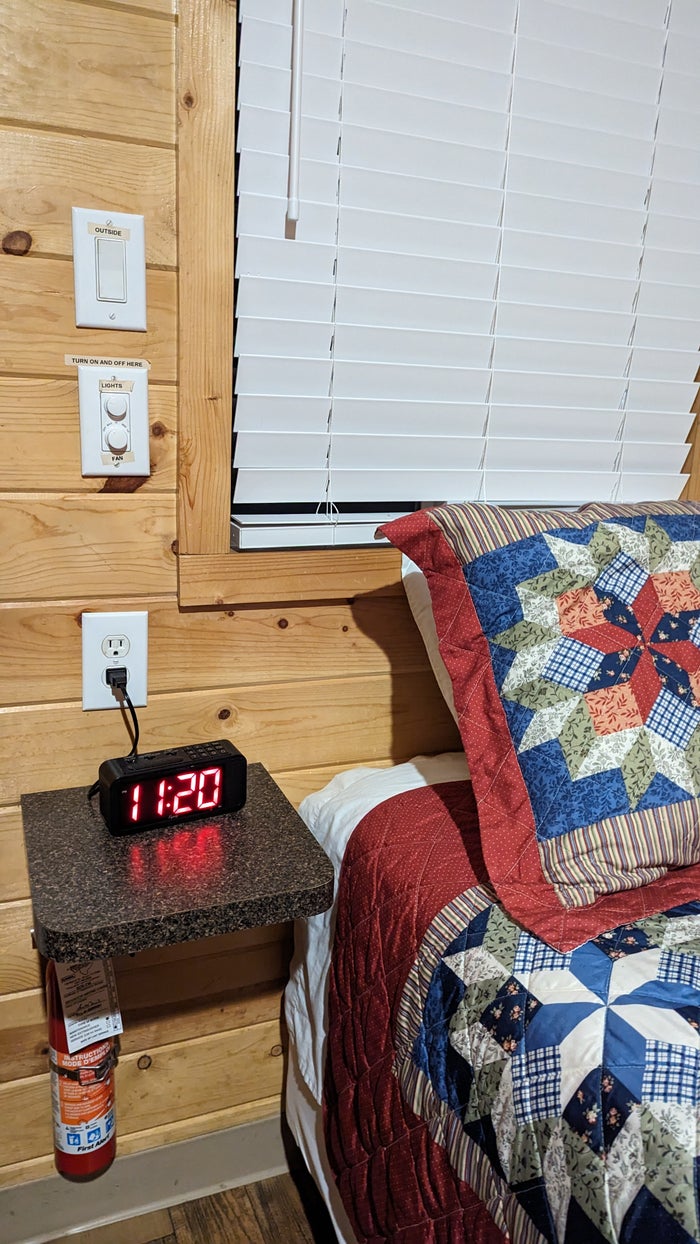 Thousand Trails Colorado River cabin nightstand