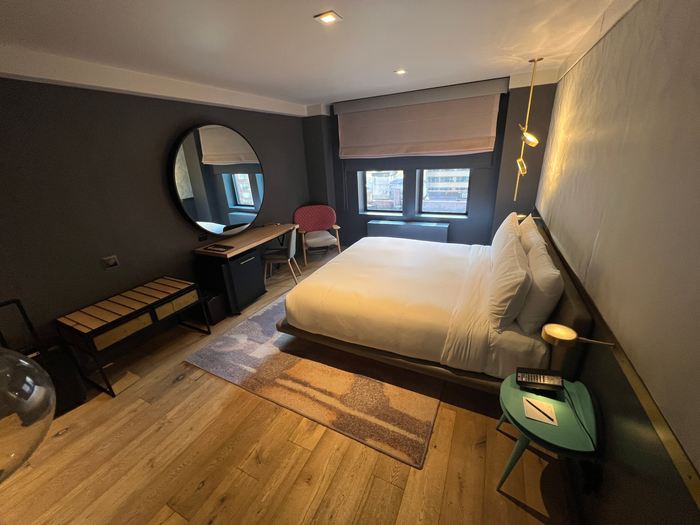 The Time New York King Bed Deluxe Room View From Bathroom The Time New York King Bed Deluxe Room View From Bathroom