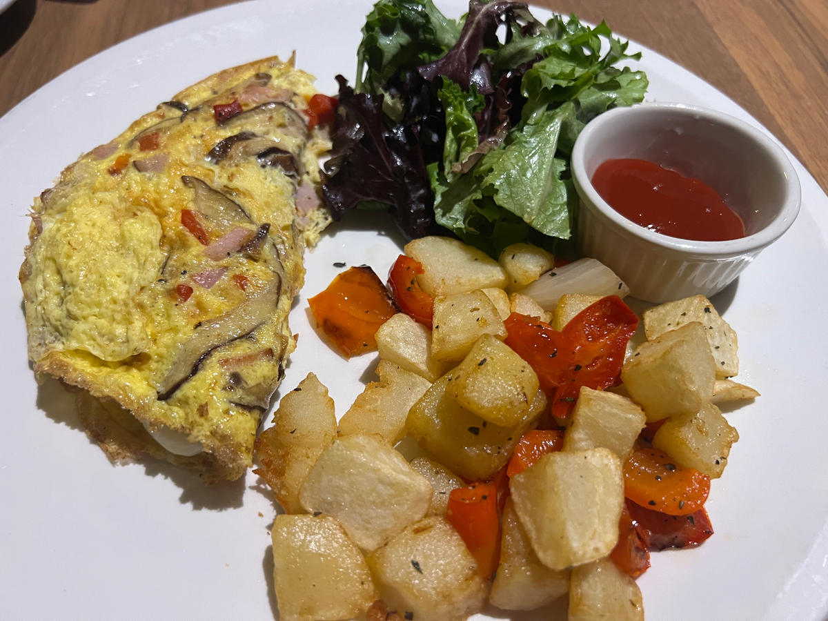 The Time New York Serafina breakfast omelet