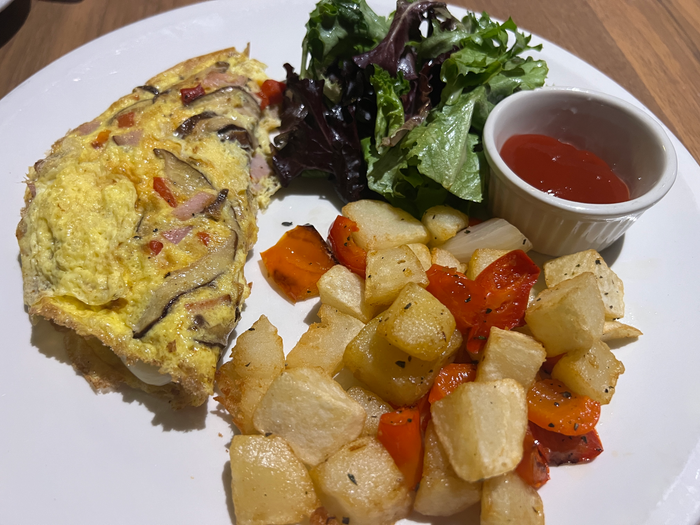 The Time New York Serafina breakfast omelet The Time New York Serafina breakfast omelet