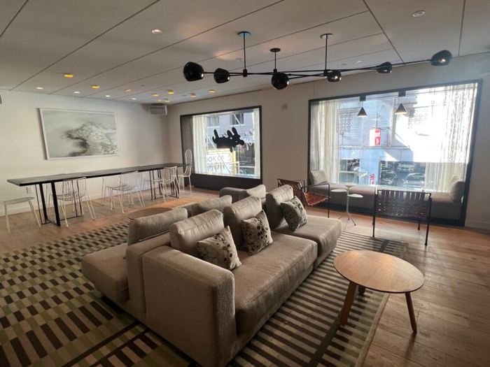 The Time New York Lobby Seating Area and Work Space The Time New York Lobby Seating Area and Work Space