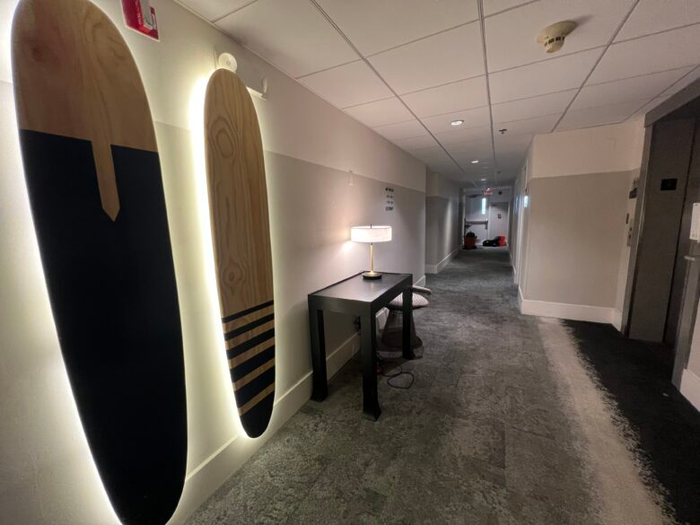 Kimpton Surfcomber Hallway Decor