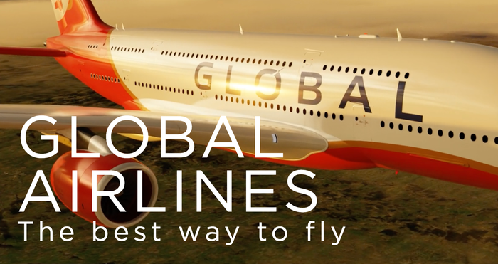 A snapshot from the Global Airlines website