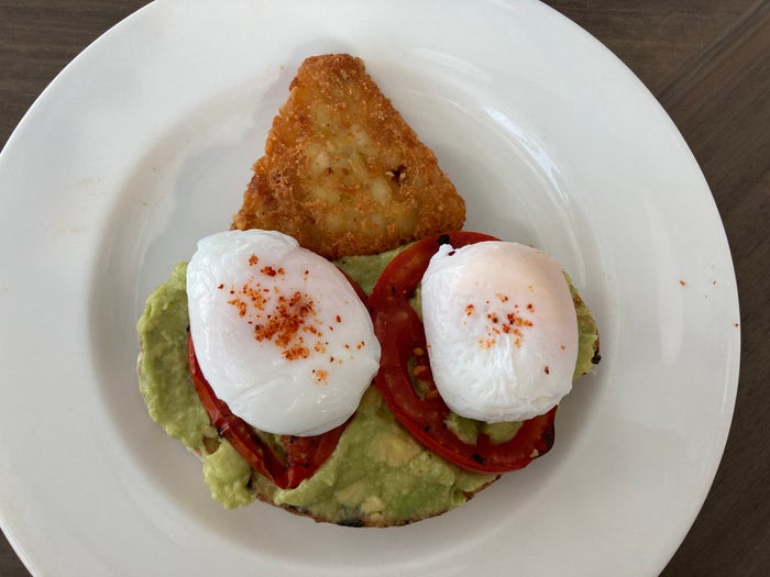 Andaz Capital Gate Abu Dhabi Cyan breakfast avocado toast Andaz Capital Gate Abu Dhabi Cyan breakfast avocado toast