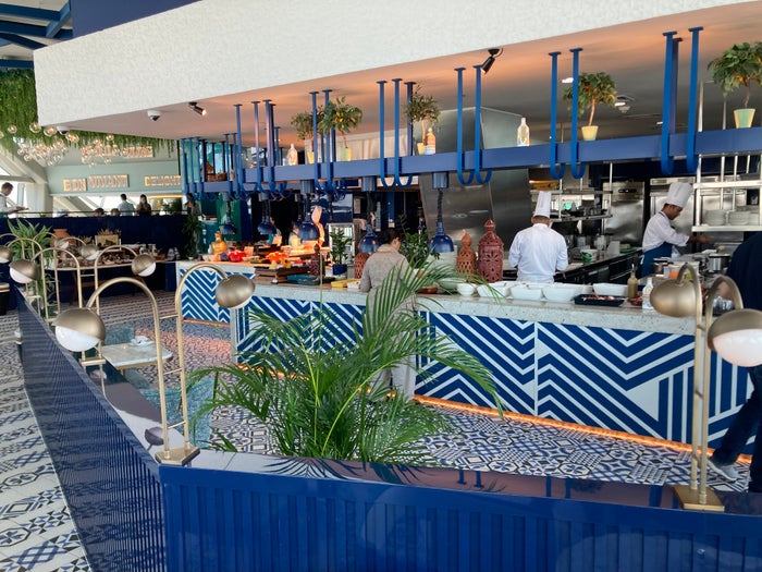 Andaz Capital Gate Abu Dhabi Cyan breakfast buffet Andaz Capital Gate Abu Dhabi Cyan breakfast buffet
