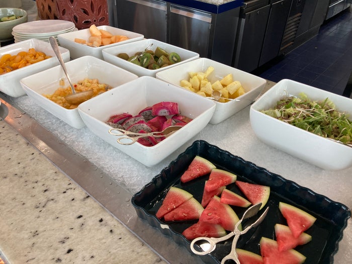 Andaz Capital Gate Abu Dhabi Cyan breakfast fruits Andaz Capital Gate Abu Dhabi Cyan breakfast fruits
