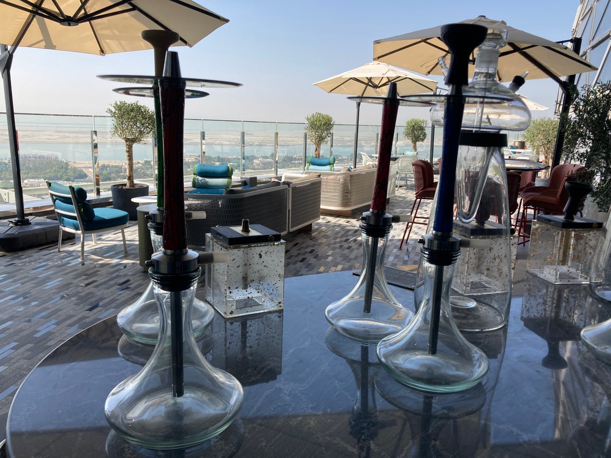 Andaz Capital Gate Abu Dhabi Eighteen Degrees Bar shisha