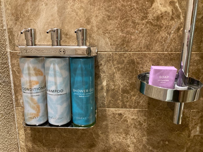 Andaz Capital Gate Abu Dhabi bath amenities Andaz Capital Gate Abu Dhabi bath amenities