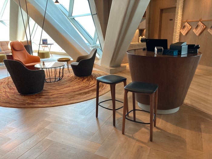 Andaz Capital Gate Abu Dhabi check in desk Andaz Capital Gate Abu Dhabi check in desk