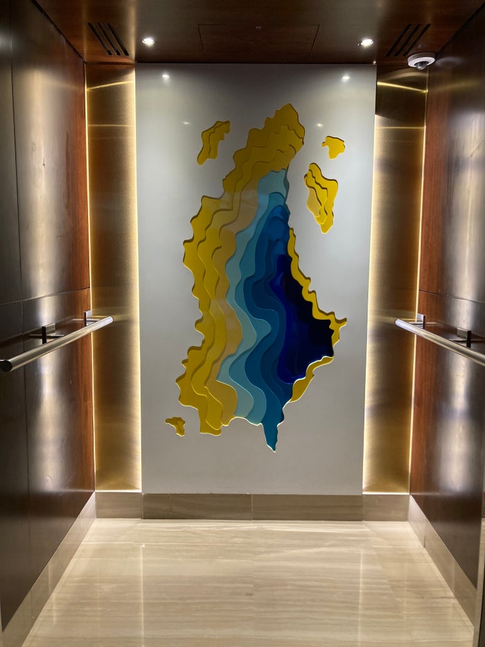 Andaz Capital Gate Abu Dhabi elevator Andaz Capital Gate Abu Dhabi elevator