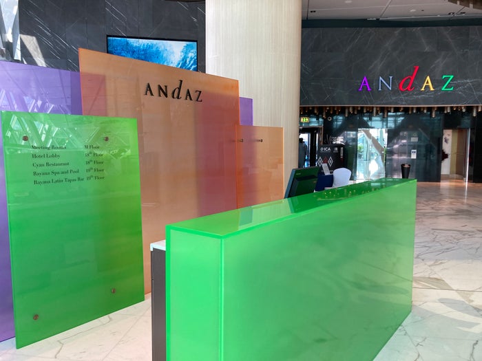 Andaz Capital Gate Abu Dhabi ground floor Andaz Capital Gate Abu Dhabi ground floor
