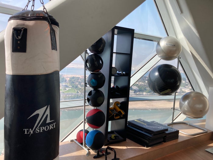 Andaz Capital Gate Abu Dhabi gym kettle Andaz Capital Gate Abu Dhabi gym kettle