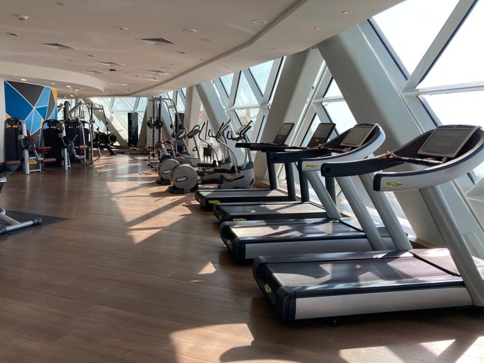 Andaz Capital Gate Abu Dhabi gym treadmill Andaz Capital Gate Abu Dhabi gym treadmill
