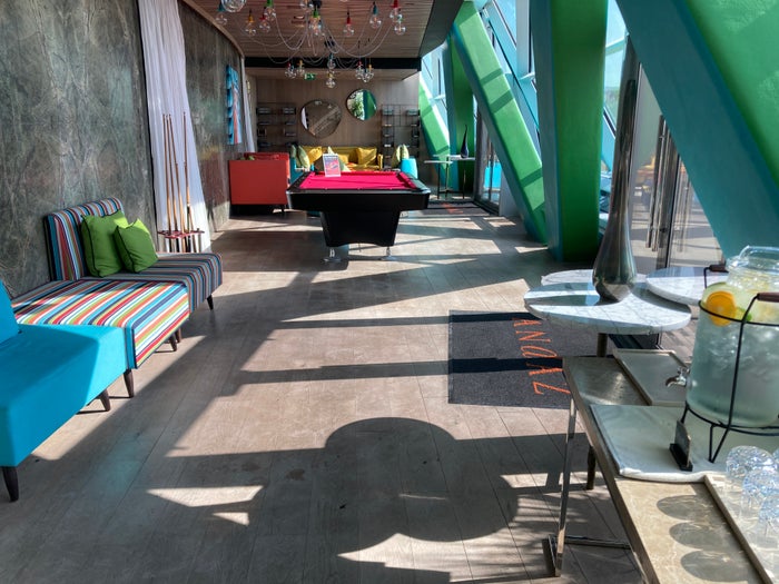 Andaz Capital Gate Abu Dhabi pool gameroom Andaz Capital Gate Abu Dhabi pool gameroom