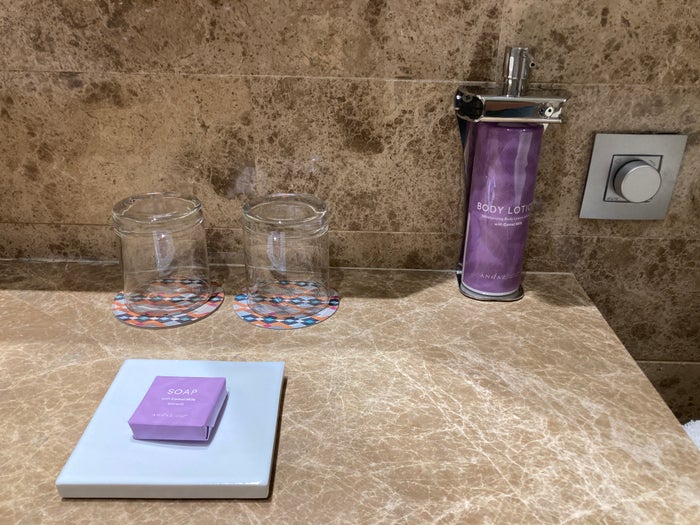 Andaz Capital Gate Abu Dhabi soap lotion vanity Andaz Capital Gate Abu Dhabi soap lotion vanity