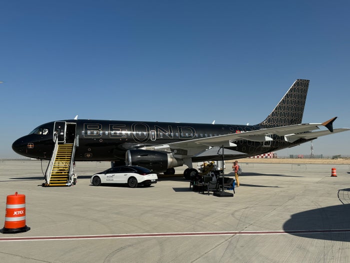 Beond Airbus A319 at Dubai Airshow 2023