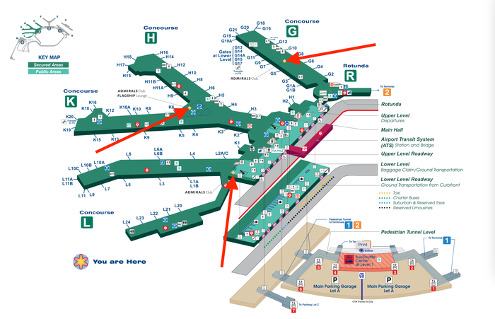Chicago OHare Admirals Club Locations in Terminal 3 Chicago OHare Admirals Club Locations in Terminal 3