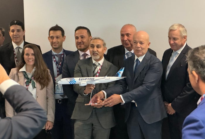 Dubai Airshow Egyptair Order