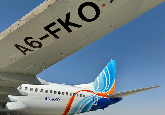 Dubai Airshow FlyDubai 50th MAX 2