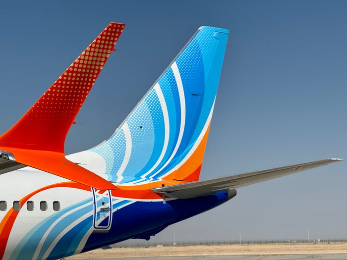 Dubai Airshow FlyDubai livery