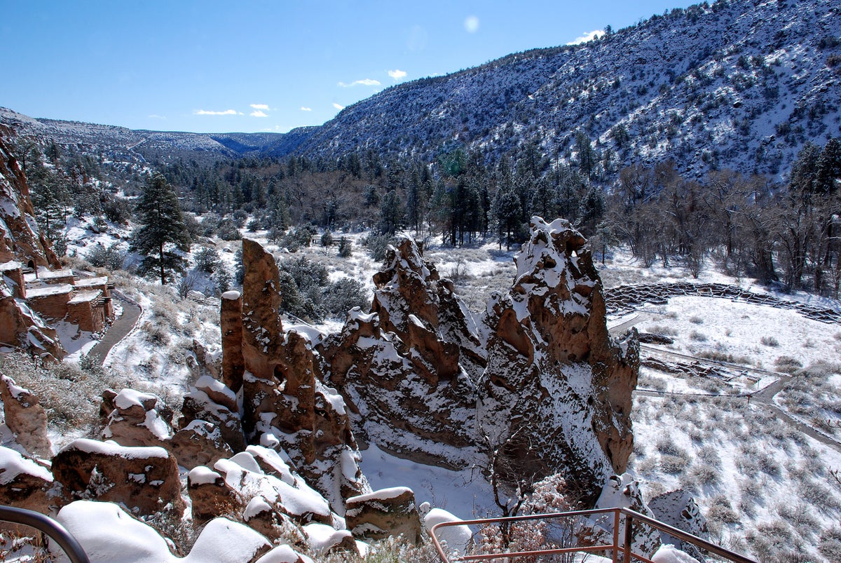 Frijoles Canyon in Winter