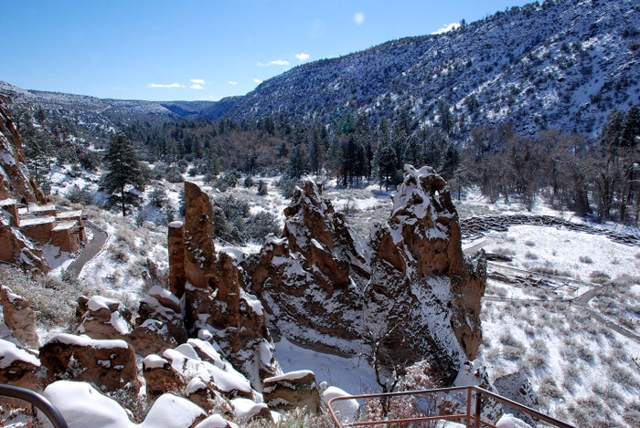 Frijoles Canyon in Winter Frijoles Canyon in Winter